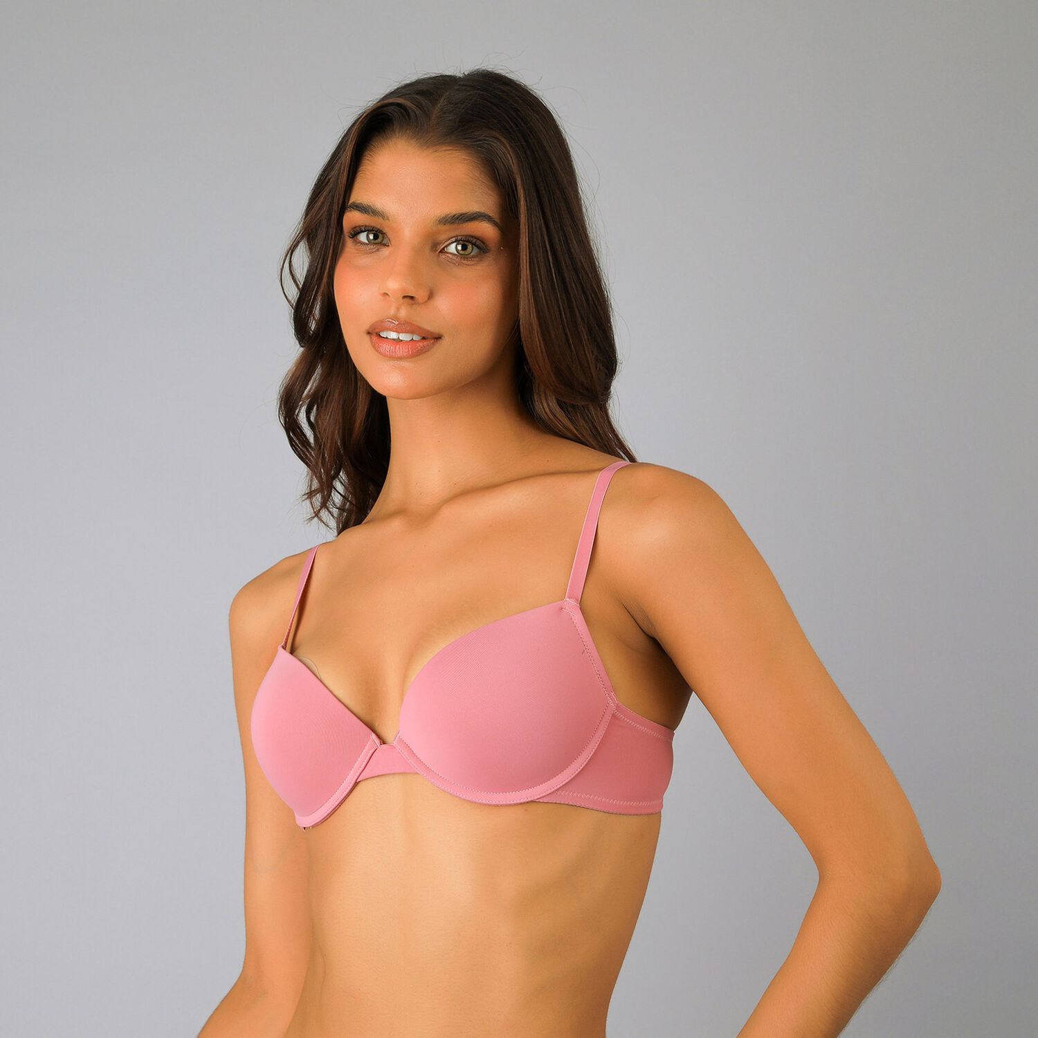 Pack 2x Sosten Balconet Push Up Flores Mujer 25634-273 image number 1.0